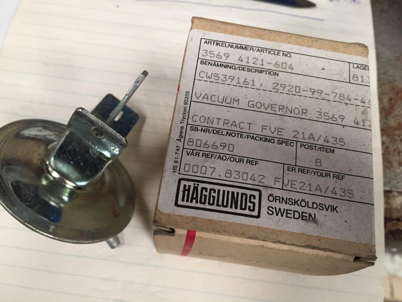 Hagglunds BV206 Parts - VACUUM